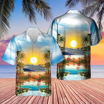 Cruise Ship Hawaiian Shirt, Cruise Ship Printed Shirt, Hawaii Shirt Men, Aloha Shirt, Tropical Sleeve Summer All Size Ii Summer Gifts | Newhawaiianshirts DE