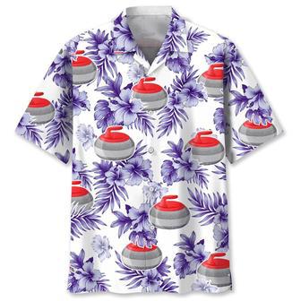 Curling Purple Nature Hawaiian Shirt Summer Gifts | Newhawaiianshirts CA