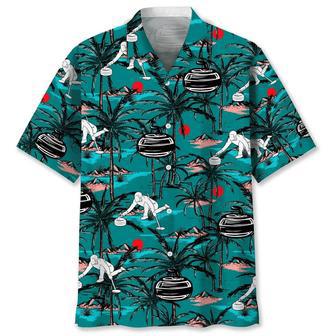 Curling Vintage Hawaiian Shirt Summer Gifts | Newhawaiianshirts UK