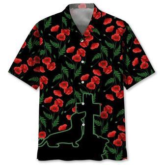 Dachshund And Cross Hawaiian Shirt Summer Gifts | Newhawaiianshirts UK