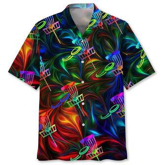 Disc Golf Color Hawaiian Shirt Summer Gifts | Newhawaiianshirts UK