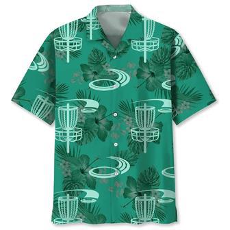 Disc Golf Kelly Green Hawaiian Shirt Summer Gifts | Newhawaiianshirts UK