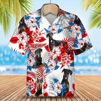 Doberman Pinscher Hawaiian Shirt - Summer Aloha Shirt, Hawaiian Shirt For Men And Women Summer Gifts | Newhawaiianshirts UK