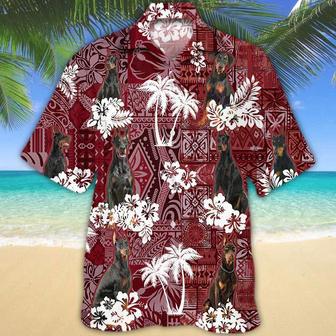 Doberman Pinscher Hawaiian Shirt, Gift For Dog Lover Shirts, Animal Summer Shirts, Hawaiian Shirt Men Summer Gifts | Newhawaiianshirts DE