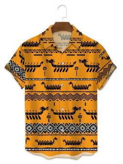 Dragon Boat Egypt Partern Hawaiian Shirt Summer Gifts | Newhawaiianshirts DE