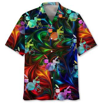 Drum Colorful Hawaiian Shirt Summer Gifts | Newhawaiianshirts CA