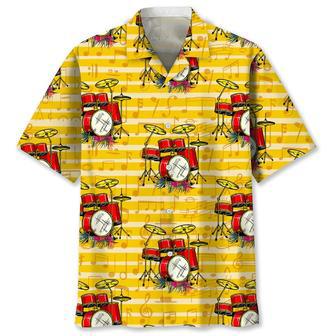 Drum Music Hawaiian Shirt Summer Gifts | Newhawaiianshirts CA