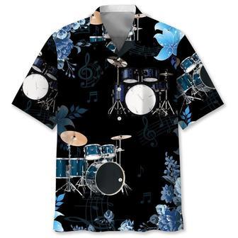 Drum Nature Flower Hawaiian Shirt Summer Gifts | Newhawaiianshirts