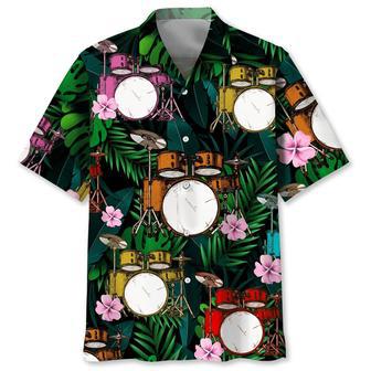 Drum Tropical Hawaiian Shirt Summer Gifts | Newhawaiianshirts CA