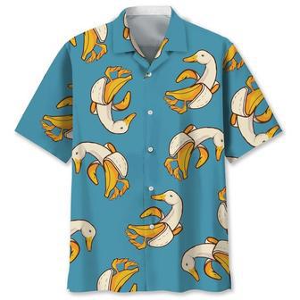 Duck Banana Funny Hawaiian Shirt Summer Gifts | Newhawaiianshirts AU