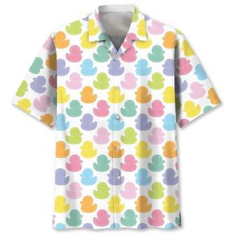 Duck Bathroom Shower Dash Line Hawaiian Shirt Summer Gifts | Newhawaiianshirts UK