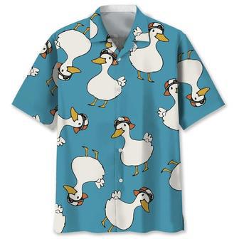 Duck Wear A Hat Cute Hawaiian Shirt Summer Gifts | Newhawaiianshirts UK