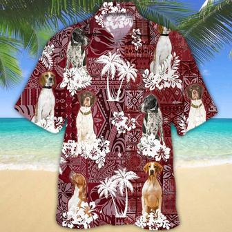 English Pointer Red Hawaiian Shirt, Gift For Dog Lover Shirts, Animal Summer Shirts Summer Gifts | Newhawaiianshirts CA