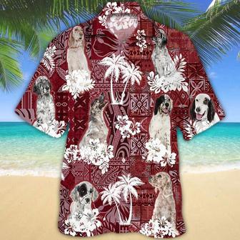 English Setter 2 Red Hawaiian Shirt, Gift For Dog Lover Shirts, Animal Summer Shirts Summer Gifts | Newhawaiianshirts AU