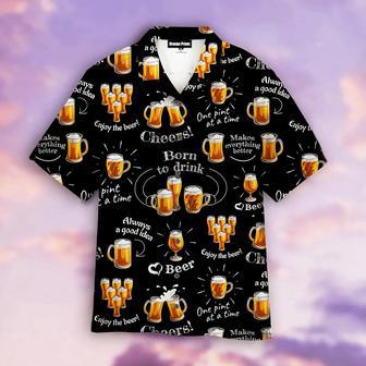 Enjoy The Beer Hawaiian Shirt For Men, Women Summer Gifts | Newhawaiianshirts CA