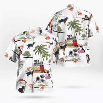 Entlebucher Mountain On The Beach Unisex Hawaiian Shirt, Summer Gift, Hawaiian Shirts For Men, Aloha Beach Shirt Summer Gifts | Newhawaiianshirts UK