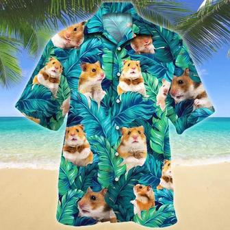 Excellent Gift For Hamster Lovers Summer Beach Palm Tree Hawaiian Shirt Summer Gifts | Newhawaiianshirts