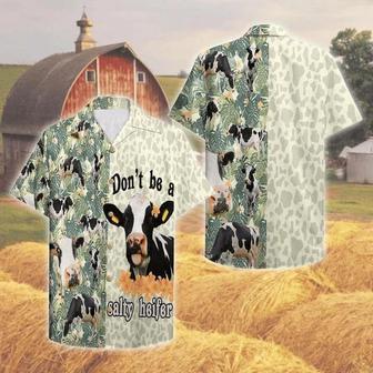 Farmer Don't Be A Salty Heifer Hawaiian Shirt Summer Gifts | Newhawaiianshirts UK