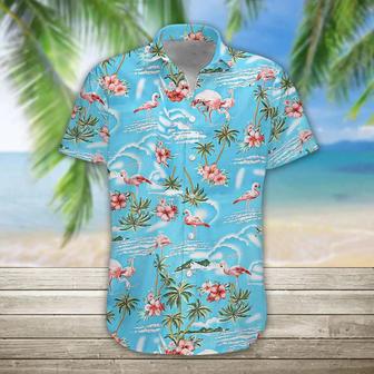 Flamingo Hawaiian Shirt, Mens Hawaiian Aloha Beach Shirt, Hawaiian Shirts For Men Summer Gifts | Newhawaiianshirts AU