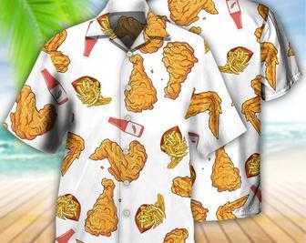 Food Chicken Delicious - Hawaiian Shirt, Tropical Beach Shirt Button Down Shirt, Beach Party Shirts As Holiday Gifts, Hawaiian Set Gift. Summer Gifts | Newhawaiianshirts DE