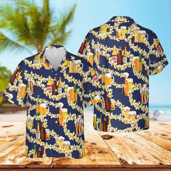 Funny Beer Hawaiian Shirt, Beer Garden Clothing Summer Gifts | Newhawaiianshirts UK