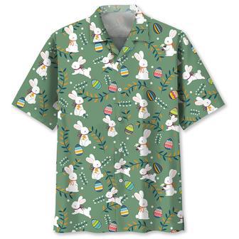 Funny Bunny Easter Hawaiian Shirt Summer Gifts | Newhawaiianshirts DE