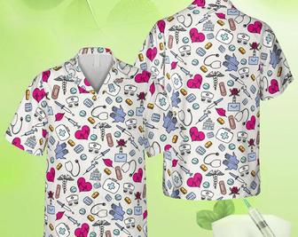 Funny Nurse Medical Tools Hawaiian Shirt, Doctor Mother�S Day Gift, Meaningful Birthday Presents, Hawaii Shirt Party Summer, Gift Family. Summer Gifts | Newhawaiianshirts AU