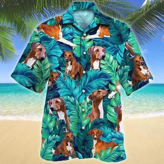 Gift For Azawakh Dog Lovers Summer Beach Palm Tree Hawaiian Shirt Summer Gifts | Newhawaiianshirts AU