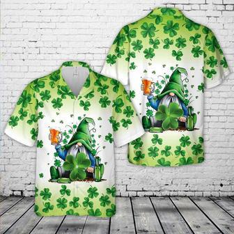 Gnomies Beer St. Patrick's Day Hawaiian Shirt, Irish Day Hawaiian Shirt, Men Hawaiian Shirt, Patrick's Shirt Summer Gifts | Newhawaiianshirts UK