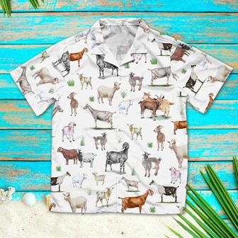 Goat Painting Pattern Hawaiian Shirt, Summer Hawaiian Shirts For Men And Women Aloha Beach Shirt Summer Gifts | Newhawaiianshirts AU