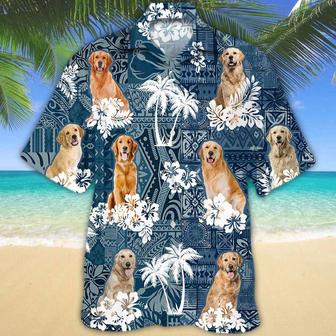 Golden Retriever Hawaiian Shirt Summer Gifts | Newhawaiianshirts