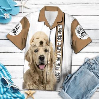 Golden Retriever Is My Favorite Breed Hawaiian Shirt Summer Gifts | Newhawaiianshirts