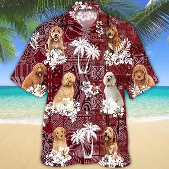 Goldendoodle Hawaiian Shirt, Gift For Dog Lover Shirts, Men's Hawaiian Shirt Summer Gifts | Newhawaiianshirts UK