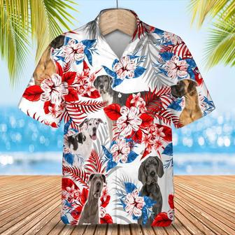 Great Dane Hawaiian Shirt - Gift For Summer, Summer Aloha Shirt, Hawaiian Shirt For Men And Women Summer Gifts | Newhawaiianshirts UK