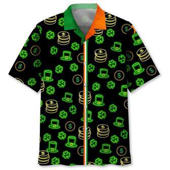 Green Neon Irish St.Patrick Day Hawaiian Shirt Summer Gifts | Newhawaiianshirts UK