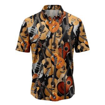 Guitar Awesome Hawaiian Shirt, Summer Hawaiian Shirts For Men, Aloha Beach Shirt Summer Gifts | Newhawaiianshirts UK