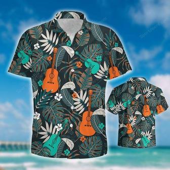 Guitar Hawaiian Shirt, Summer Gift, Hawaiian Shirts For Men, Aloha Beach Shirt Summer Gifts | Newhawaiianshirts UK