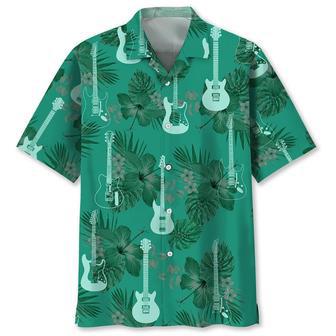 Guitar Kelly Green Hawaiian Shirt Summer Gifts | Newhawaiianshirts UK