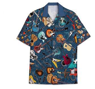 Guitar Pattern Short Tall Women Hawaiian Shirt Summer Gifts | Newhawaiianshirts UK