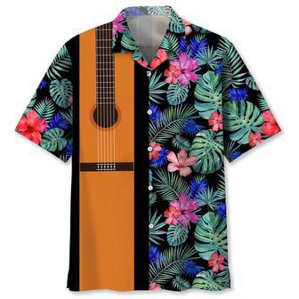 Guitar Tropical Hawaii Hawaiian Shirt Summer Gifts | Newhawaiianshirts AU