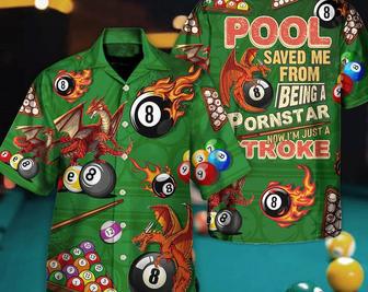 Hawaiian Shirt Theme Billiard And Dragon, Gifts For Bachelor Party, Hawaiian Set Gift, Motivational Hawaiian Shirt, Gift For Family. Summer Gifts | Newhawaiianshirts UK