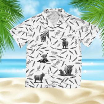 Highland Cattle Pattern - Farm Hawaiian Shirt, Summer Hawaiian Shirts For Men And Women Aloha Beach Shirt Summer Gifts | Newhawaiianshirts AU