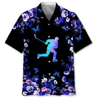 Hockey Hawaiian Nature All Over Printed Hawaiian Shirt Summer Gifts | Newhawaiianshirts UK