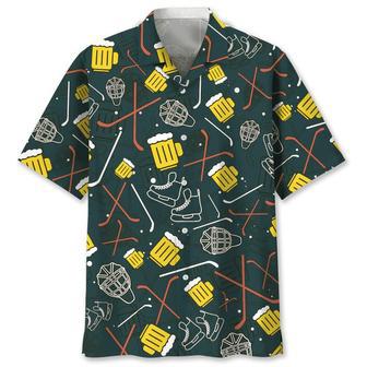 Hockey Hawaiian Shirt Summer Gifts | Newhawaiianshirts UK