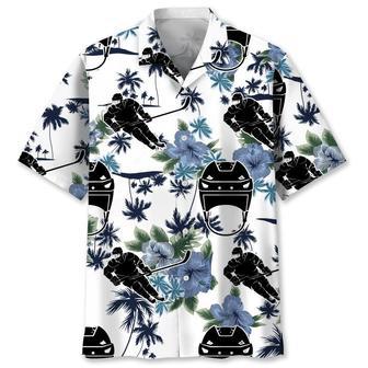 Hockey White Nature Hawaiian Shirt Summer Gifts | Newhawaiianshirts UK