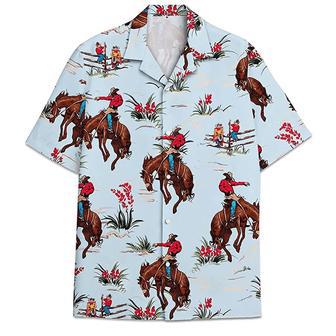 Horse Pattern Hawaiian Shirt, Summer Gift , Hawaiian Shirts For Men, Aloha Beach Shirt Summer Gifts | Newhawaiianshirts AU