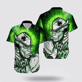 Irish Man Happy Patrick�S Day Hawaiian Shirt, St Patrick's Day Shirts Summer Gifts | Newhawaiianshirts UK