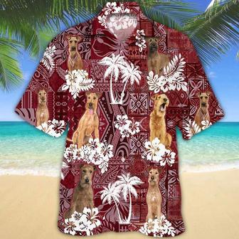 Irish Terrier Red Hawaiian Shirt, Gift For Dog Lover Shirts, Men's Hawaiian Shirt, Summer Hawaiian Aloha Shirt Summer Gifts | Newhawaiianshirts UK