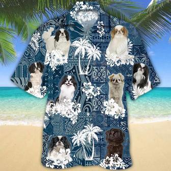 Japanese Chin Hawaiian Shirt Summer Gifts | Newhawaiianshirts UK