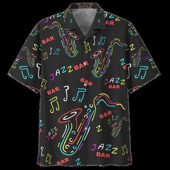 Jazz Saxophone Background Design Hawaiian Shirt Summer Gifts | Newhawaiianshirts DE